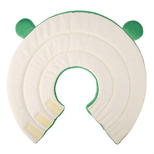Nicoone Collar de recuperación de gato con cuello antilamida, anillo ajustable antilamer heridas para mascotas, círculo protector para perros y gatos