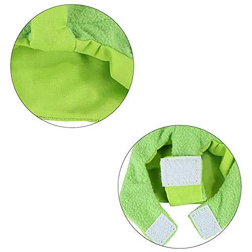 Nicoone Disfraz de pájaro para pájaros, parrot Flight Suit Frog Shape Bird Clothes Cosplay Photo Prop para loros grises africanos periquito cacatúa