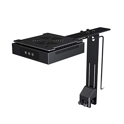 NICREW HyperReef 50W Luz LED de Acuario Marino, Iluminación Multiespectrales Marino Regulable para Acuario de Coral, Soporte de Lámpara Incluido