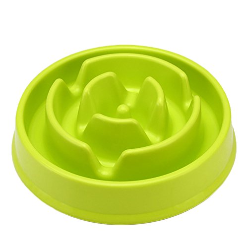 nikgic Animal Slow Food lente alimentación bol perro cuenco interactiva Aider a digérer un cuenco alimentos/fiambrera de alimentación lente para perro