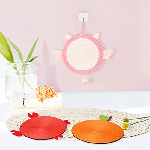 NIQIU Alfombrilla para rascar para Gatos montada en la Pared/Piso Kitten Suministros para Buen Comportamiento Tablero no tóxico-001
