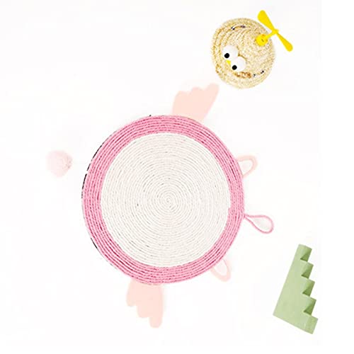 NIQIU Alfombrilla para rascar para Gatos montada en la Pared/Piso Kitten Suministros para Buen Comportamiento Tablero no tóxico-001