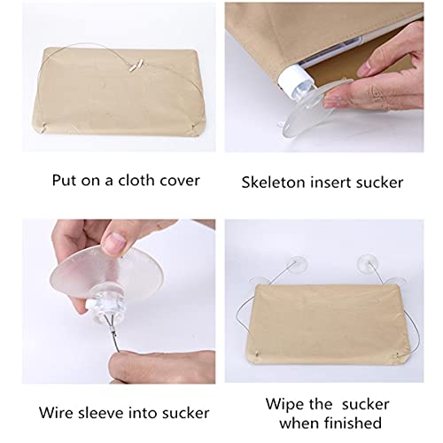 NIQIU Lindas Camas Colgantes para Gatos con 20 kg de Asiento cómodo, Asiento de Ventana, Montaje para Mascotas, Gato, Hamaca, Estante para Mascotas, Asiento para Camas, Suministros, Verde, China