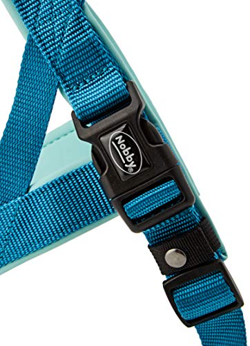 Nobby Classic Preno Norwegian - Arnés (60 - 76 cm+46 cm/25 - 35 mm, Color Azul Claro