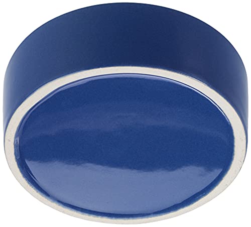 Nobby Hamster - Cuenco de cerámica para hámsteres (7,5 de diámetro x 2,5 cm), Azul