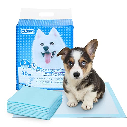 Nobleza 30 Unidades Empapadores Perros Alfombrilla higiénica de Entrenamiento para Perros Ultraabsorbente 40cm*60cm