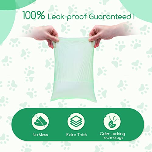 Nobleza - 300 Conde Bolsas Caca Perro Bolsas para excrementos de Perros Pack de 20 Rollos 5 Colores