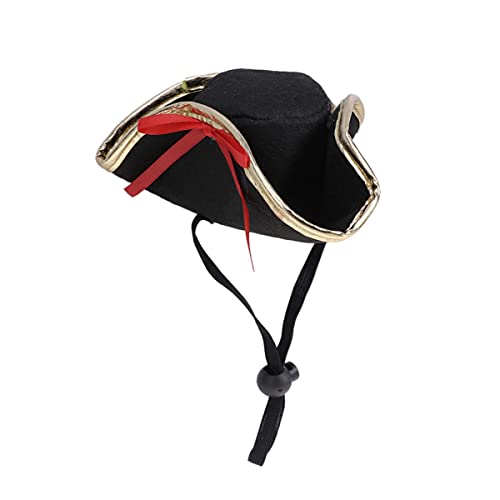 NOLITOY Mascota Pirata Sombrero Mascota Capitán Sombrero Perro Gato Pirata Sea Cap Capitán Yacht Hat Capitán Cap para Navidad Halloween Cosplay Disfraz Foto Props (Pirata)