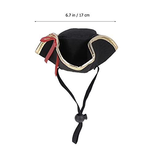 NOLITOY Mascota Pirata Sombrero Mascota Capitán Sombrero Perro Gato Pirata Sea Cap Capitán Yacht Hat Capitán Cap para Navidad Halloween Cosplay Disfraz Foto Props (Pirata)