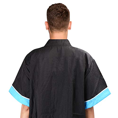Noverlife Chaqueta de Aseo para Mascotas con Cremallera, tamaño Mediano, Ligera, Repelente de Pelo, Estilo Camisa, Bata de Peluquero para Perros, Gatos, baño para Mascotas