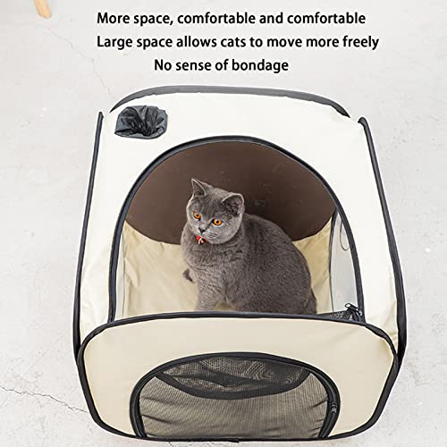 NUB Caja de Secado para Mascotas Caja de Secado de Pelo para Mascotas portátil Plegable Caja de Viaje para Mascotas Jaula Plegable Bolsa de Viaje Aseo Secador