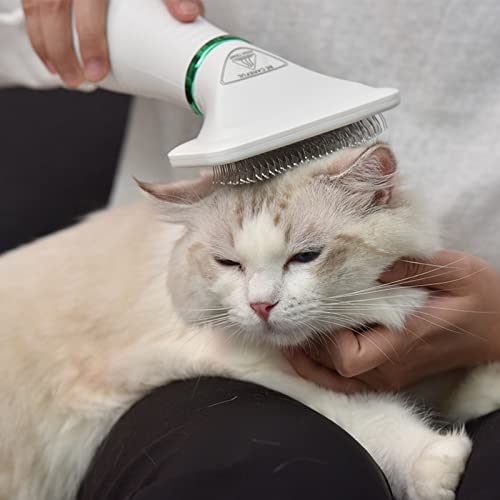 NUB De Mascotas 2 En 1 Secador De Pelo con Cepillo para Mascotas Cepillo para Secador De Pelo Secador De Pelo para Perros Cepillo De Pelo para Mascotas