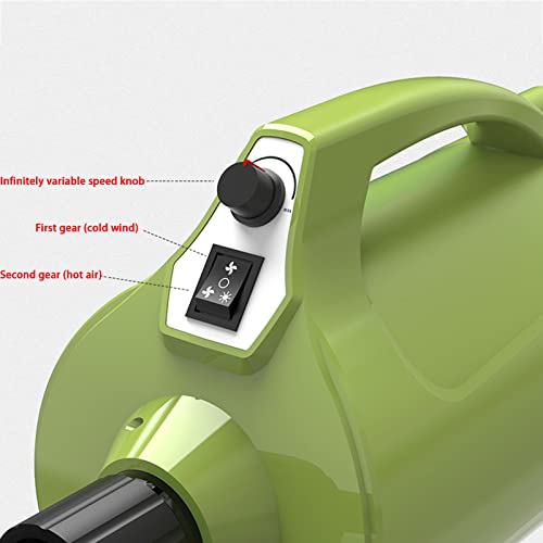 NUB Secador de Pelo para Perros y Gatos Mascotas Secador de bajo Ruido Led Pantalla Niveles de Velocidad Mascota De Baja Potencia Secador De Pelo Secador