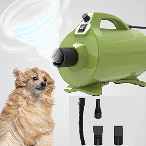 NUB Secador de Pelo para Perros y Gatos Mascotas Secador de bajo Ruido Led Pantalla Niveles de Velocidad Mascota De Baja Potencia Secador De Pelo Secador