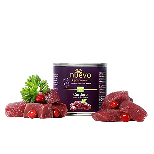 NUEVO Lata Gato SENIOR: Cordero, 200 g, Gato