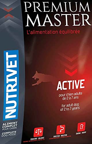 Nutrivet Master Premium Carne para Perro Activo 27/16 15 kg