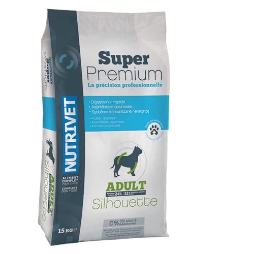 Nutrivet Super Premium Carne para Perro Adulto Light 24/12 15 kg