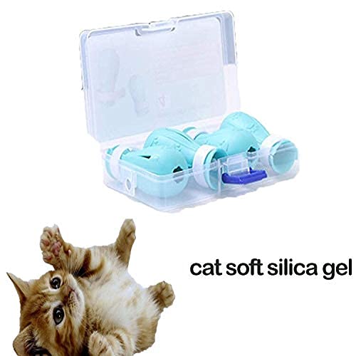 NW GazyShop - 4 botas de pie de gato, antiarañazos y antiarañazos