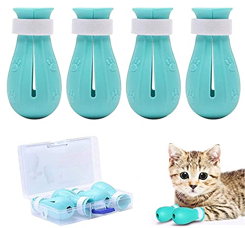 NW GazyShop - 4 botas de pie de gato, antiarañazos y antiarañazos
