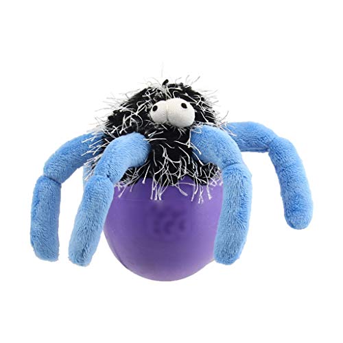 NYKK Juguete para Mascotas Juguetes Animales Perro de Juguete cáscara de Huevo de la simulación del Caucho del Juguete de la Felpa Bite Resistente Molar Pet Juguete del Sonido (Color : Purple)
