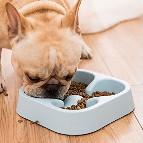 OEUKJI Alimentador de Mascotas Alimentador Lento Cuenco Alimento y Agua Alimentación Bloat Tope Interactivo Puzzle Cats Bowl Non Skid Pet Bowls (Size : B)