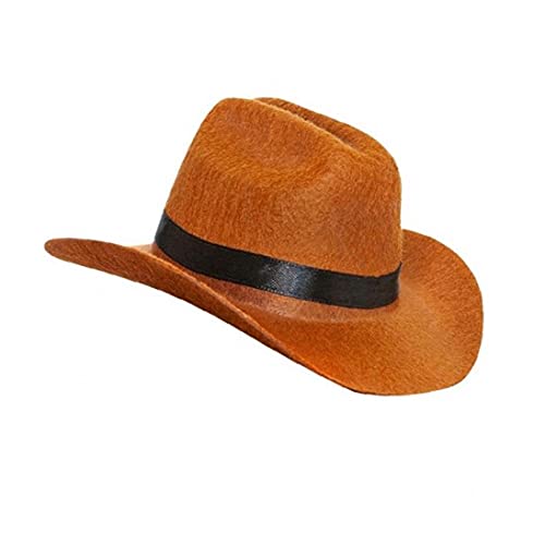 Onsinic 1 Unid Hombre Petría Divertido para Dog Cat Cat Westernow Cowboy Hat Photo Proporte Cap Perro Universal para Poste Calle Halloween Accesorios Pet Mascotas