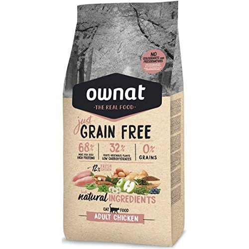 Optima Ownat Just Grain Free pienso para Gatos Adultos Pollo