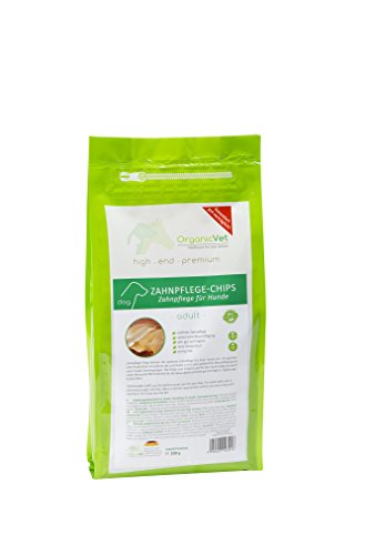 ORGANICVET Orga nicvet Perro kauartikel Dientes de Cuidado de Chips, 1er Pack (1 x 500 g)