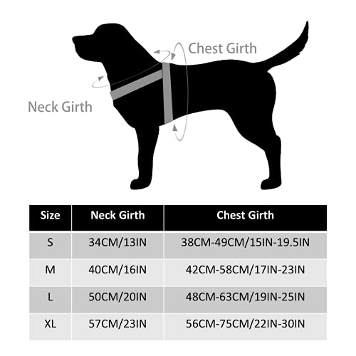 OrionisPet Arnés para Perros pequeño y Mediano Arnés para Perros Grande Transpirable Reflectante cómodo Suave Ajustable fácil de Usar Arnés para Perros (Rojo, S)