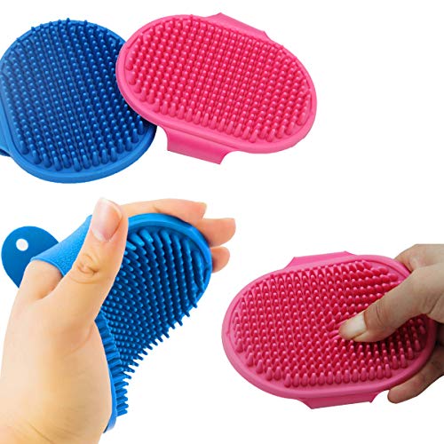 Osuter 2PCS Peine Gatos con 3PCS Cepillo Baño Gato Peine de Masaje para Gatos Mascotas