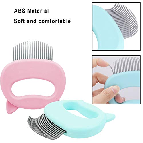Osuter 2PCS Peine Gatos con 3PCS Cepillo Baño Gato Peine de Masaje para Gatos Mascotas