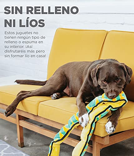 Outward Hound Invincibles - Juguete de peluche para perros - Serpiente - Verde - XXL