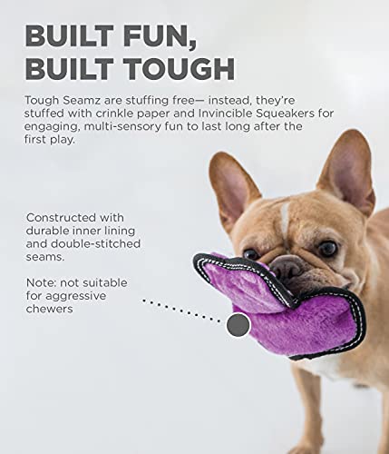 Outward Hound Tough Seamz - Juguete de peluche para perros - Cobra - Pequeño