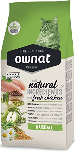Ownat Classic Hairball Alimento para Gatos - 1500 gr