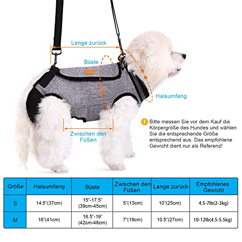 Ownpets Bolsa de transporte para perros para mascotas con cuerpo cruzado para gatos y perros, S