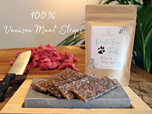 Paquete de golosinas naturales para perros, golosinas sin plástico, pollo con carne de venado (Treats Au Naturel)
