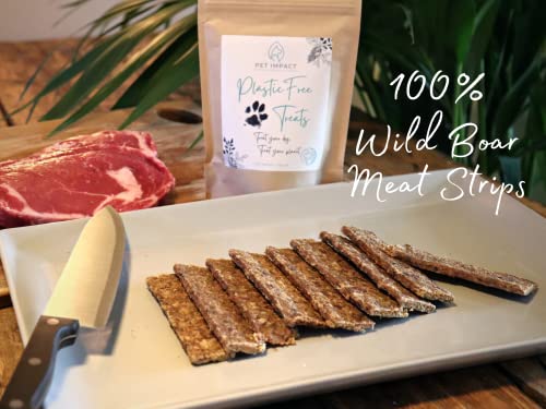 Paquete de golosinas naturales para perros, golosinas sin plástico, pollo con carne de venado (Treats Au Naturel)