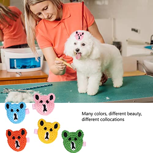 Pasadores para el Cabello con Patrón de Animales, Pinzas para el Cabello Dibujos Animados Fáciles de Usar Lindo Hermoso para Gatos Perros para Tocado de Pelo