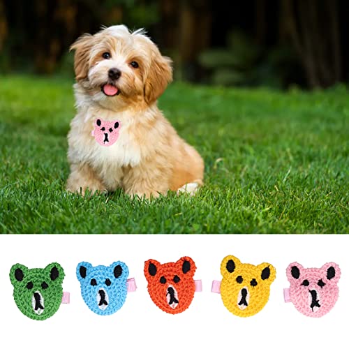 Pasadores para el Cabello con Patrón de Animales, Pinzas para el Cabello Dibujos Animados Fáciles de Usar Lindo Hermoso para Gatos Perros para Tocado de Pelo