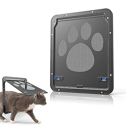 Patrón de huella de perros con llave Puerta de gato de mascota para ventana de pantalla Security Flap Gates Pet túnel Perro Cerca de perro Acceso gratuito Puerta para el hogar puerta para mascotas 992
