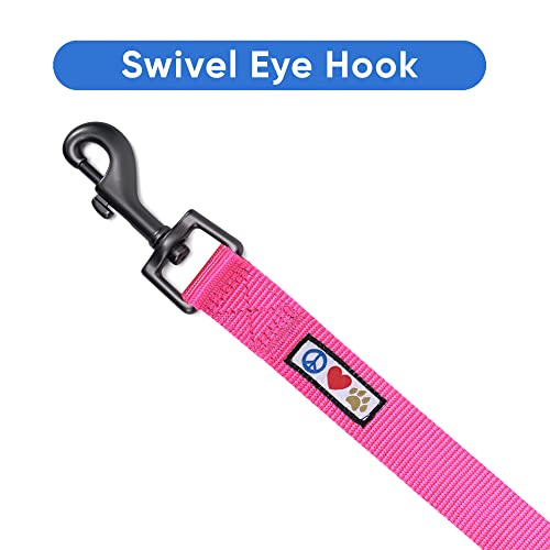 Pawtitas Cinturón de Seguridad de Coche para Perros con Correa de sujeción para Mascotas Color Rosa