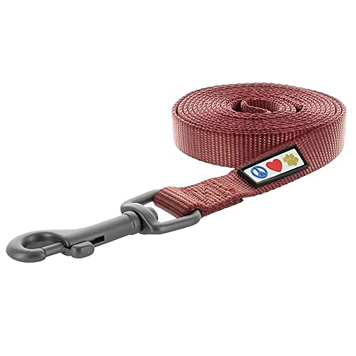 Pawtitas Correa para Perros Grandes Correa de adiestramiento antitirones Ideal para Perros medianos y Grandes de 1.80 m Correa de Entrenamiento Marsala