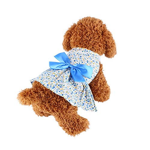 Pbzydu 【𝐏𝐫𝐨𝐦𝐨𝐜𝐢ó𝐧 𝐝𝐞 𝐒𝐞𝐦𝐚𝐧𝐚 𝐒𝐚𝐧𝐭𝐚】 Perro Gato Camiseta, Traje de Perro Cachorro Animal Ropa de Verano Vestido tutú Falda de Encaje