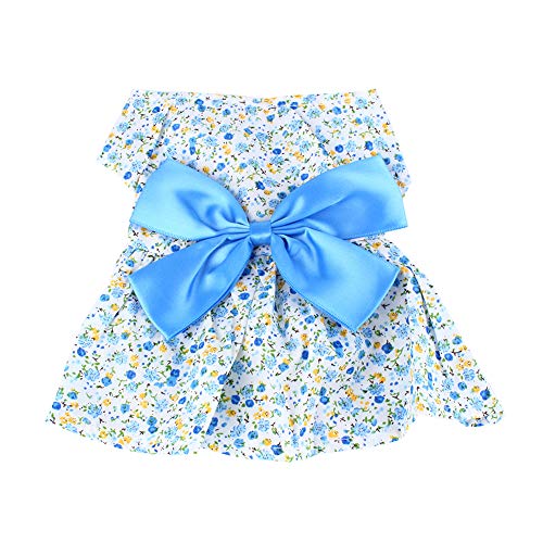 Pbzydu 【𝐏𝐫𝐨𝐦𝐨𝐜𝐢ó𝐧 𝐝𝐞 𝐒𝐞𝐦𝐚𝐧𝐚 𝐒𝐚𝐧𝐭𝐚】 Perro Gato Camiseta, Traje de Perro Cachorro Animal Ropa de Verano Vestido tutú Falda de Encaje