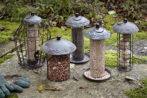 Peckish 60051224 Secret Garden - Comedero para pájaros (17 x 17 x 20 cm)