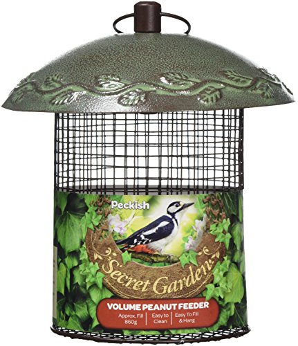 Peckish 60051224 Secret Garden - Comedero para pájaros (17 x 17 x 20 cm)