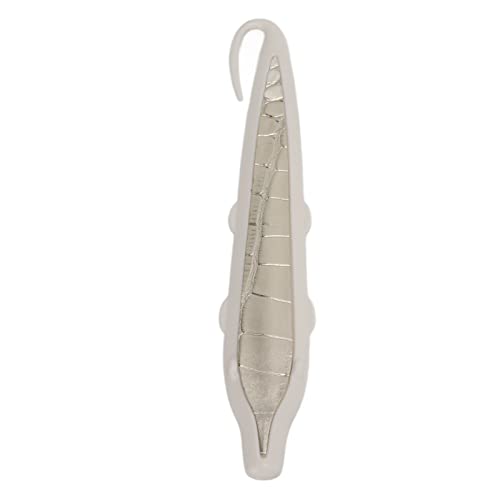 Peine de Lengua de Gato, Cepillo de Lengua de Gato Novedoso Y Seguro para Gatos Domésticos(Blanco + oro)