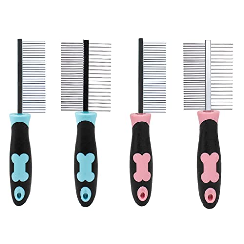 Peine De Perro Para Eliminar Nudos De Enredaderas Del Cabello Suelto Del Cabello Soleado/Doble Peine En Casa Herramienta De Aseo