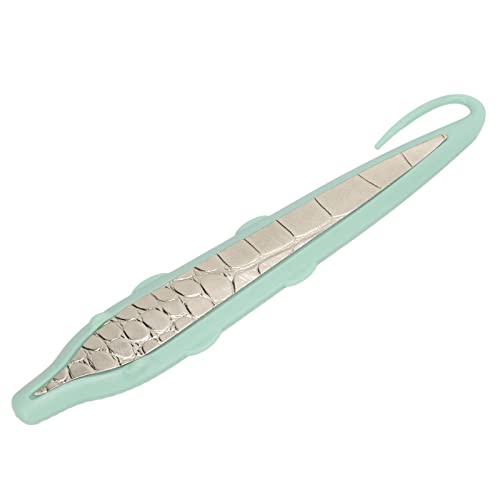 Peine para Lengua de Gato, Novedoso Cepillo para Lengua de Gato Fácil de Usar, Práctico para Gatos Domésticos(Verde + dorado)
