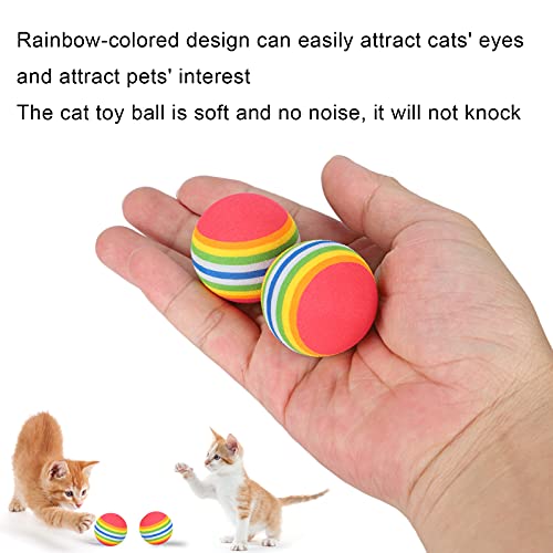 Pelota de EVA para Mascotas, Pelotas para Gatos Pelota para Mascotas Pelota para Mascotas pequeña Pelota para Jugar para interactuar para un Juego Independiente